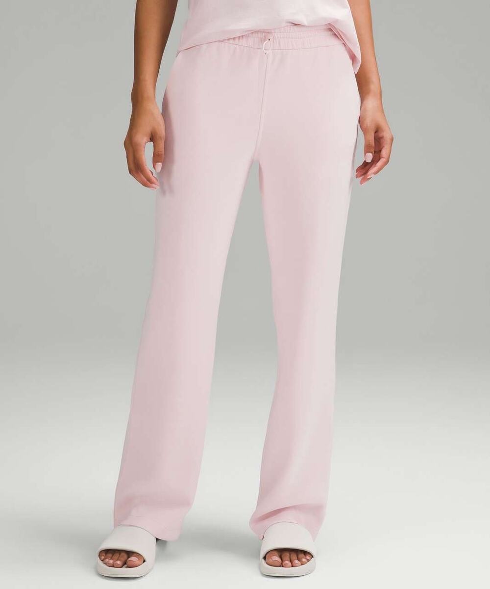 Lululemon Softstreme High-Rise Pant Full Length in Flush Pink Size 2 - Picture 1 of 11